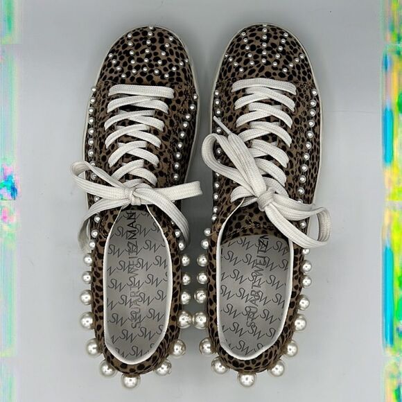 Stuart Weitzman Goldie Embellished Sneaker Size 7.5 - Picture 7 of 15